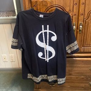 Money Sign T-Shirt Dress